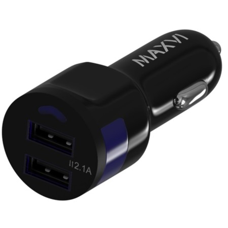 Automobile charger MaxVi (CCM-212 Plus M), 2.1 A, black