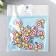 Decor for creativity Rubber "Lands on a stick" set 15 pcs MIX 3x3 cm