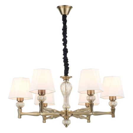Suspended lamp 8x60W E27, size 90.5x90.5x83 cm