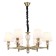 Suspended lamp 8x60W E27, size 90.5x90.5x83 cm