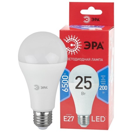 LED LED era Red Line “GRUSH”, 25 W, E27, 2,000 lm, 6500K, glow cold white