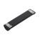 Cartage plate, for a phone number with a lid, black