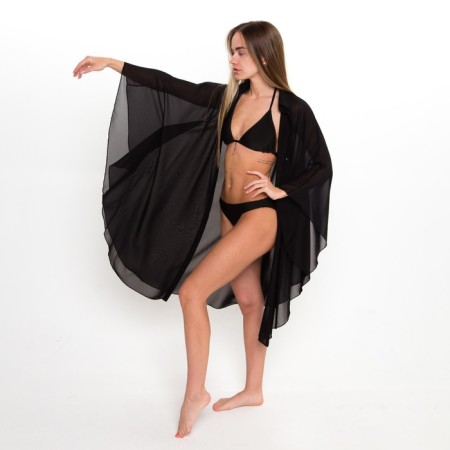 Tunic beach female, black color, size 50-2