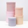 Set of round boxes 5 in 1 "Dawn" 23 x 23 x 25 - 15 x 15 x 15 cm