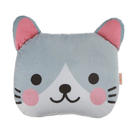 Pillow for the headrest Matech Cutie Line, 30 x 25 x 10 cm, gray, pink-2
