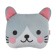 Pillow for the headrest Matech Cutie Line, 30 x 25 x 10 cm, gray, pink