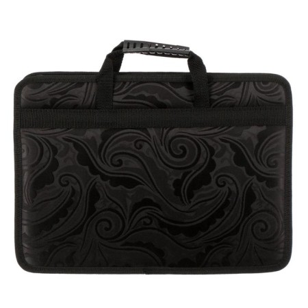Folder with handles Textile, A4, 365 x 260 x 50 mm, 2s13 "Tikhvin", frame, "Black jacket"