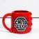 Ceramic “Fight of Spirit” mug, 500 ml, red color