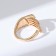 Ring "Skeleton" brush, color gold, dimensionless