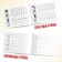A set of “Learning to write” copies, 4 pcs. 20 p., A5, Avengers