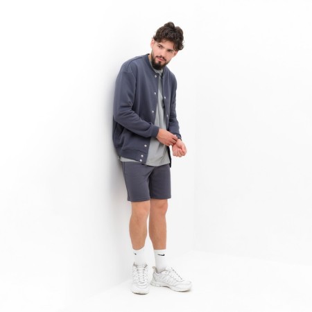 Male sweatshirt (bomber) mist men’s casual size 52, graphite-1