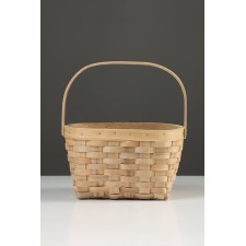 Wicker basket 23 x 16 x 12 cm, handle h = 12 cm, natural