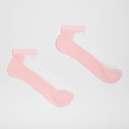 Women's socks glass minku pink color, size 36-37 (23 cm)-3