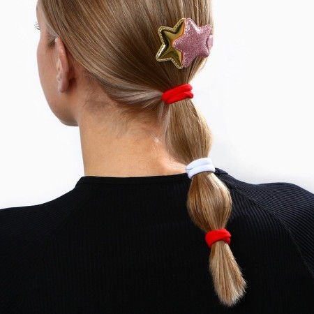 Elastic bands (3 pcs.) And hair clip "You are a miracle", set-7