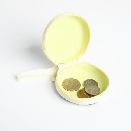 Case for coins/headphones with lightning, white color-4