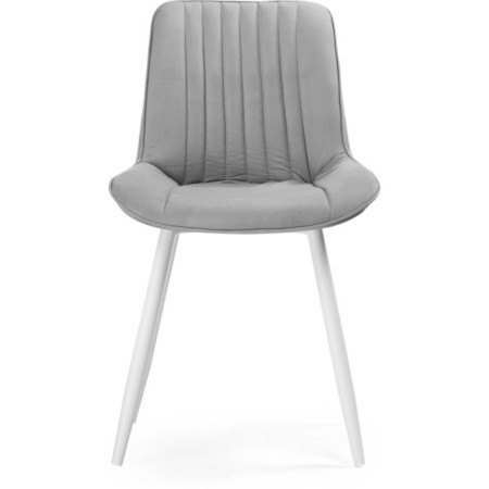 Stew Seda Metal/velor, white/light gray 50.5x57x83 cm-1