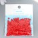 Glass beads 6/0 "matte. Red Chestan" 30 g