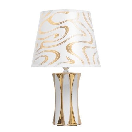 Sabina desktop lamp E14 40W Gold white 20x20x34cm-5