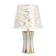 Sabina desktop lamp E14 40W Gold white 20x20x34cm