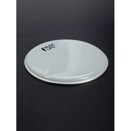 Plastic for the drum of Music Life 10 inches, white-2
