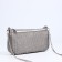Lightning bag, long belt, silver color