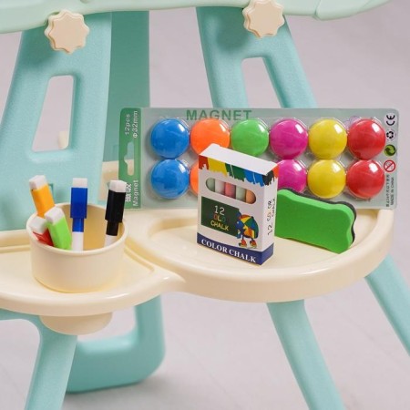 Molbert 3 in 1 “Drawing Board” PAW PATROL, write with chalk, draw a felt -tip pen, glue magnets-1