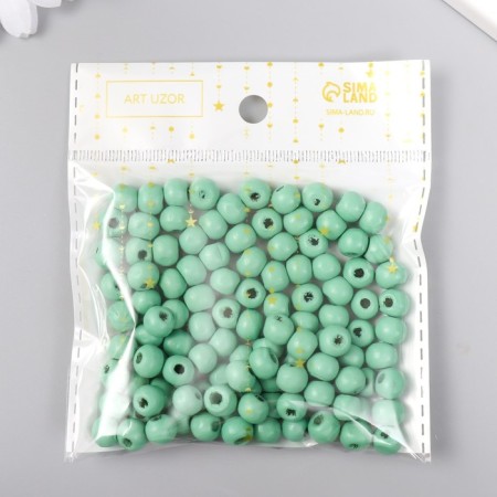 Beads for creativity tree "Green Florida" D-0.8 cm, set of 20 g-2