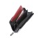 Bag for documents with zipper, n/k, 2 departments, black matte