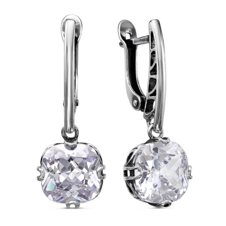 Rut earrings large, echoing with oxidation