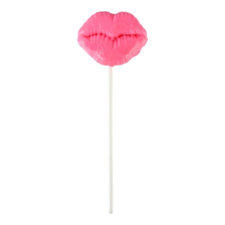 Caramel on the stick "Lolli sponge", pink, 18 g
