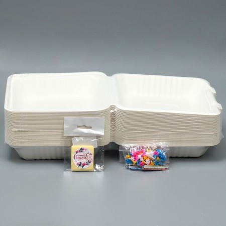 Gento-trap box with a candle, confectionery gift packaging, “Thank you”, 21 x 20 x 7.5 cm-4