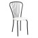 Light-1 chair black/white reptile