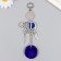 Suspension from the evil eye "Elephant with Flower" 16.5 cm