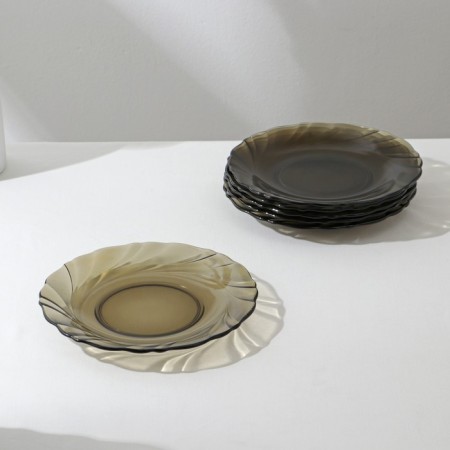 Alta Marea table set, 30 items, glass, haze-1