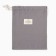 Bag Textile Ethel ECO, col. Gray, 27x34 cm, 70% HL, 30% linen, 190 g/m2