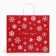 Gift package "Snowflakes", white craft, 32 x 28 x 15 cm, New Year