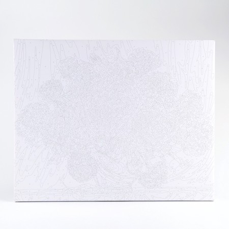 Picture on numbers on a canvas with a subframe "Bouquet", 40 x 50 cm-2