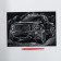 Engraving "jeep" with a metallic effect "silver" A4