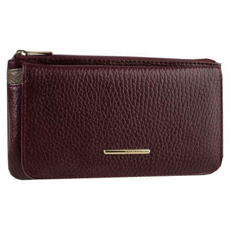 Purse with lightning, burgundy-beige color