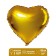 Foil ball 18 "heart", gold color