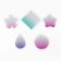 Set for creating acrylic key fobs with stickers "Be in trend"