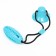 Dog toy "Ellipsoid for treats on the suction cup", 40 x 9 cm, blue