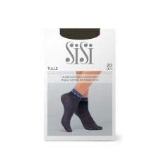 Sisi Tulle synthetic socks, single size, Cappuccino color