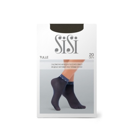 Sisi Tulle synthetic socks, single size, Cappuccino color