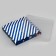 Cookie box, confectionery packaging, "New Year's Post", 18 x 18 x 3 cm, New Year