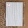 Knitted lace, 8 mm × 15 ± 1 m, white color