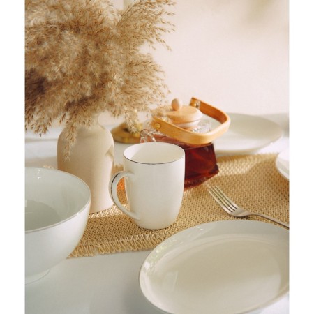Sl Home Cascan, 380 ml, 11.8 × 8.5 × 10.4 cm, set 2 pcs, bone porcelain, white-10