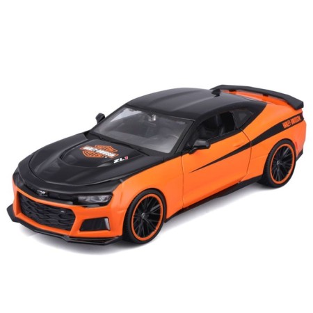 MASTO DIE-CAST Harley-Davidson 2017 Camaro ZL1, 1:24, Black-Orange color-1