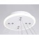 LED LED suspension with a change of lamp and with the control panel Ambrella Light, Linetech, FL66326, G9, 92 W, 6900LUM, 3000-6400K, white, white matte