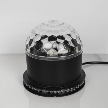 Light device "Around the sphere" 12 cm, speaker, glow RGB, 220 V, black-3